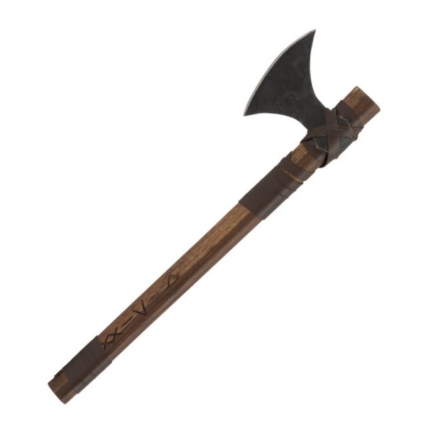 Picture of Haller - Viking Axe with Runes and Leather Wrap