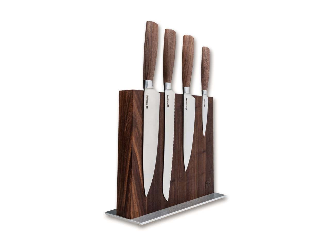 Picture of Böker - Core Walnut Set Style with Knife Block 5-Piece