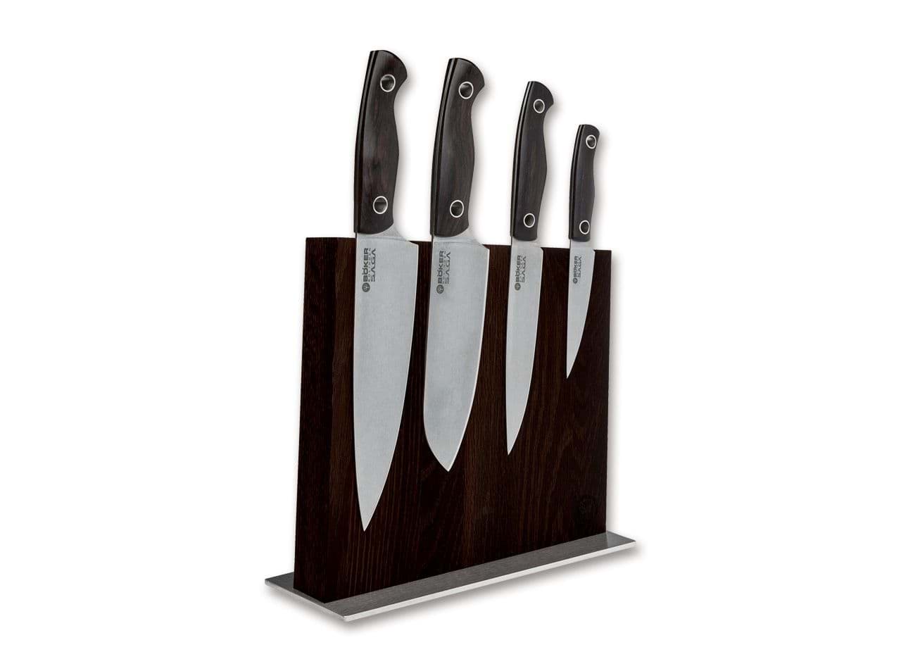 Picture of Böker - Saga Grenadill Set Style with Knife Block 5-Piece