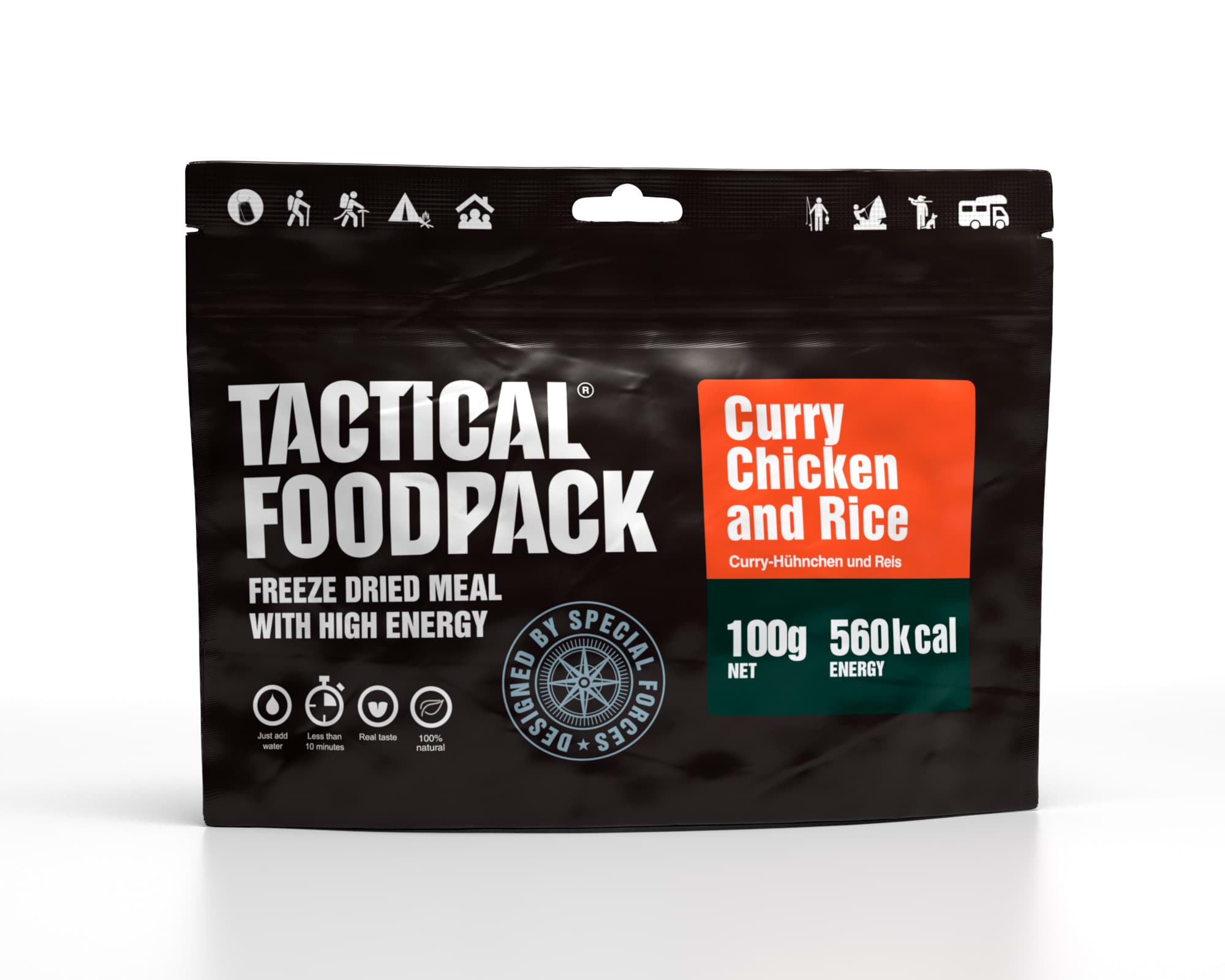 Image de Tactical Foodpack - Curry de poulet et riz 100 g