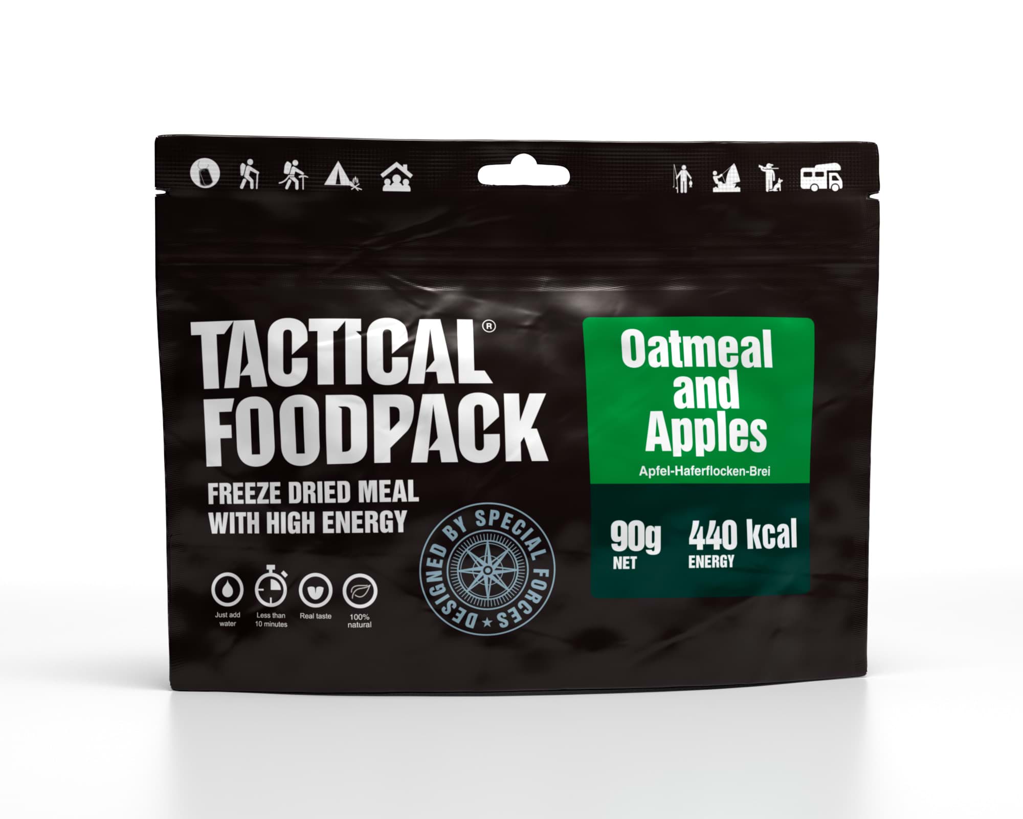 Image de Tactical Foodpack - Flocons d'avoine et pommes 90 g