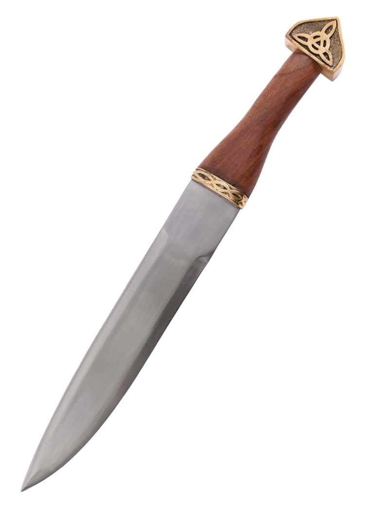 Image de Battle Merchant - Sax viking avec manche en bois marron