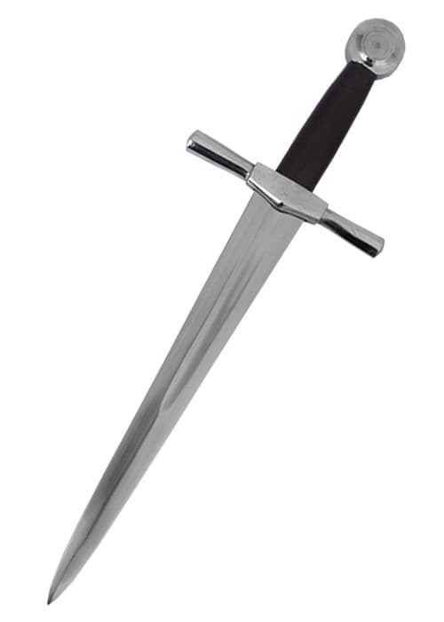 Image de Battle Merchant - Dague médiévale tardive avec fourreau en cuir