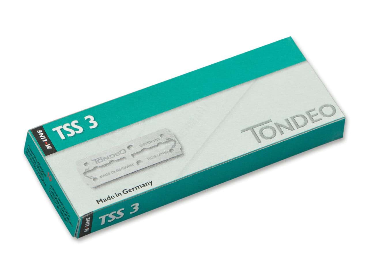 Picture of Tondeo - 10 TSS 3 Razor Blades