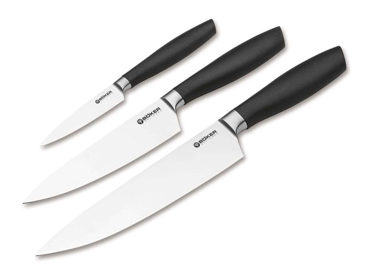 Image de Böker - Set de couteaux professionnels Core avec torchon