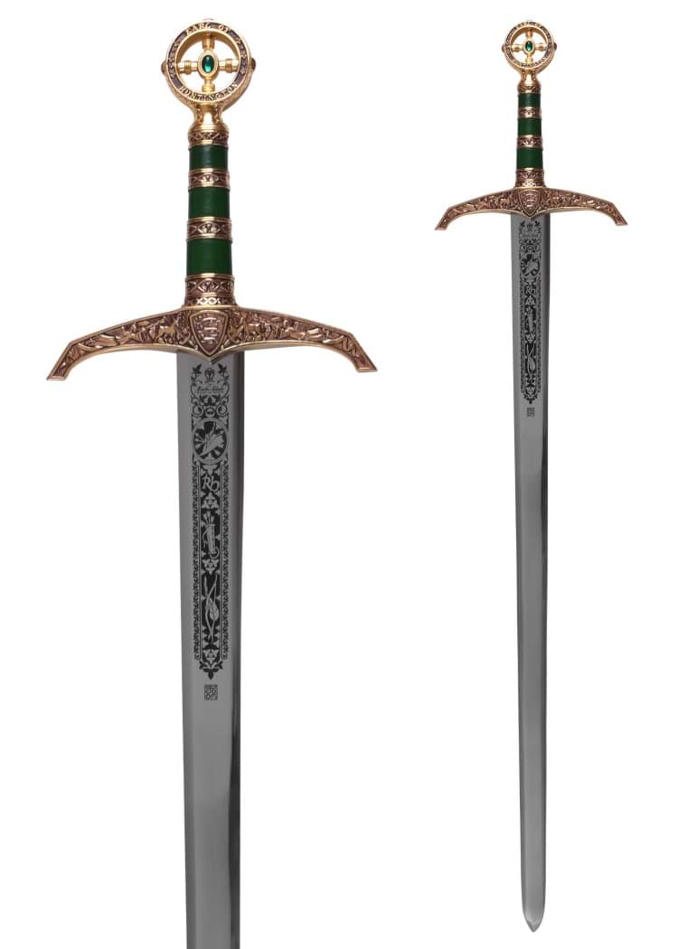 Picture of Marto - Robin Hood Gold Sword with Decorative Etching