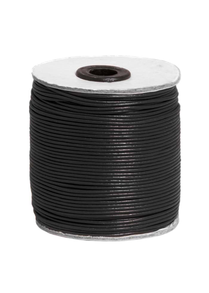 Picture of Battle Merchant - Goat Leather Cord Roll Black 100 m
