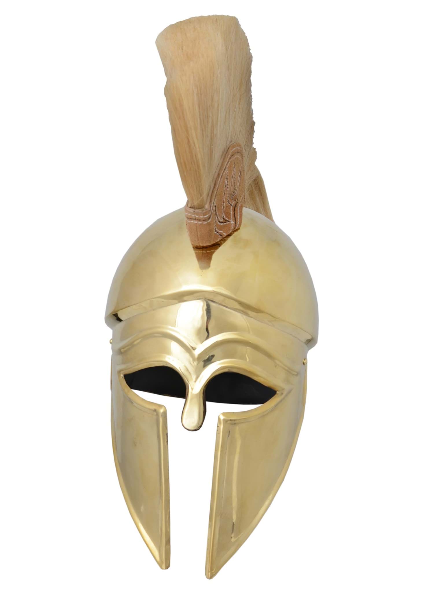 Picture of Battle Merchant - Italo-Corinthian Helmet with Plume Brass