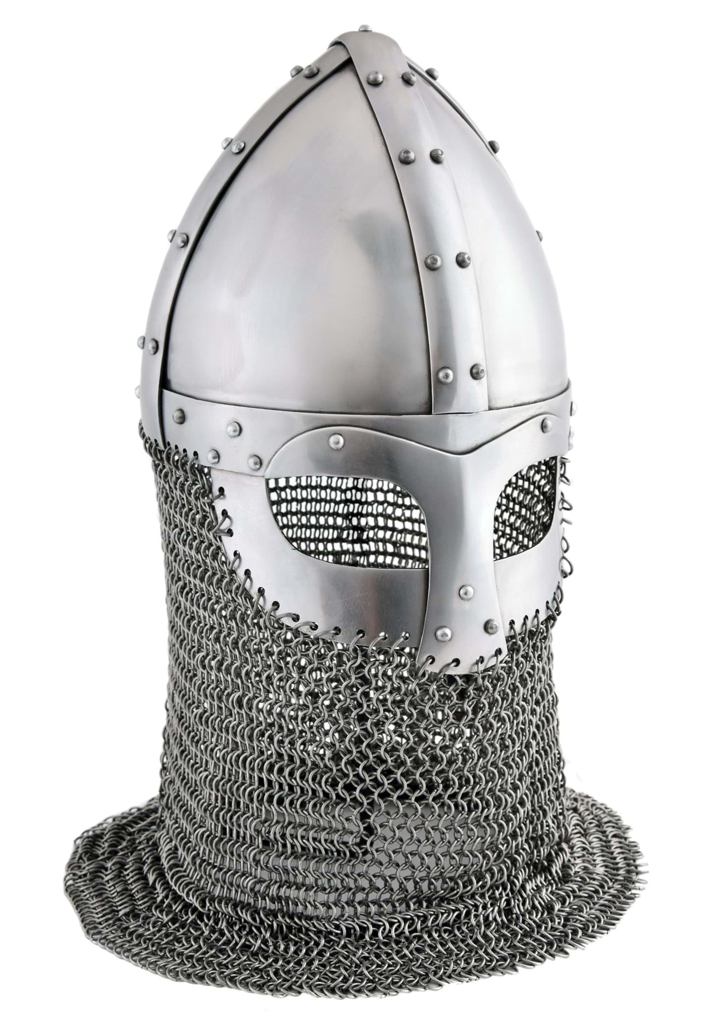 Picture of Ulfberth - Vendel Era Spangenhelm with Chain Mail Aventail M