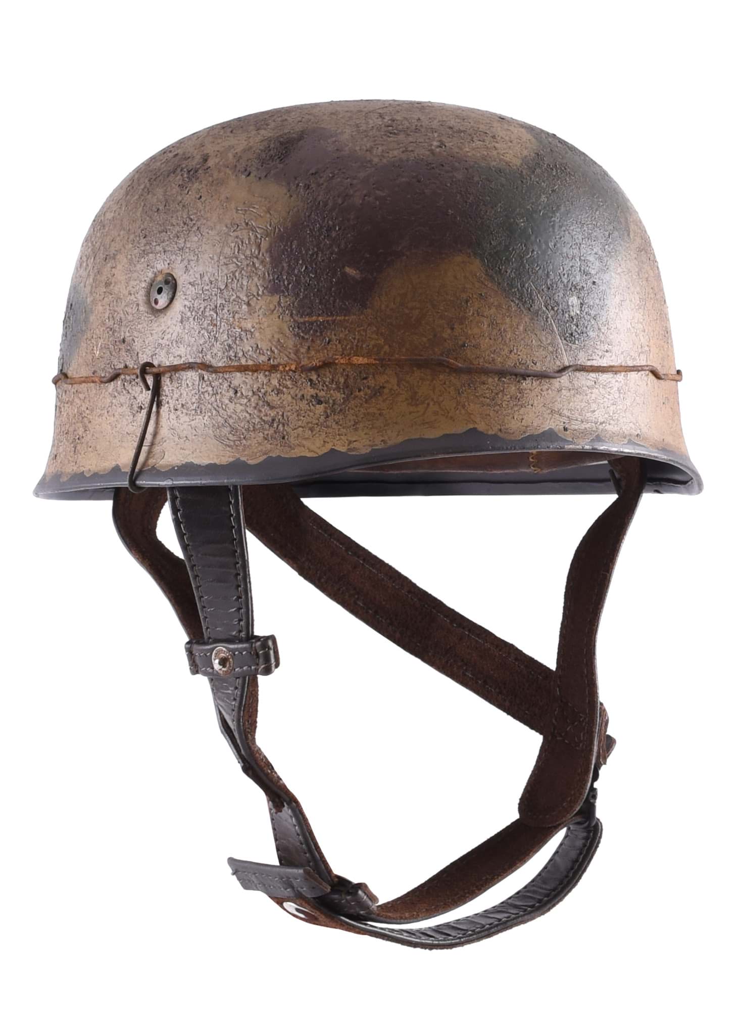 Picture of Battle Merchant - German Paratrooper Helmet M38 with Camo Finish
