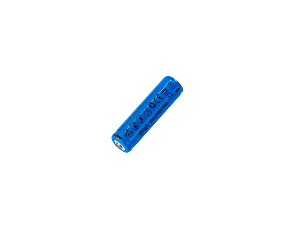 Image de Walther - Batterie Li-Ion ICR 18650 (2600 mAh) avec fonction de chargement USB