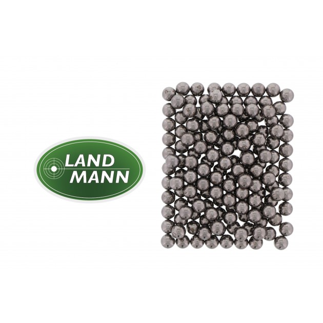 Image de Landmann - Billes d'acier 9 mm pour lance-pierre, pack de 100