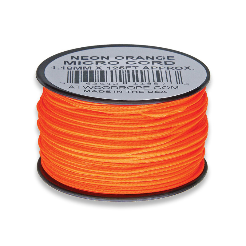 Image de Atwood - Micro Cord Neon Orange 38 m