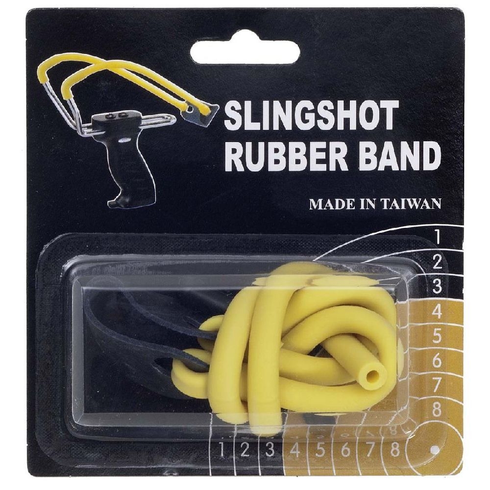 Picture of Man Kung - Replacement Rubber for Slingshot Yellow