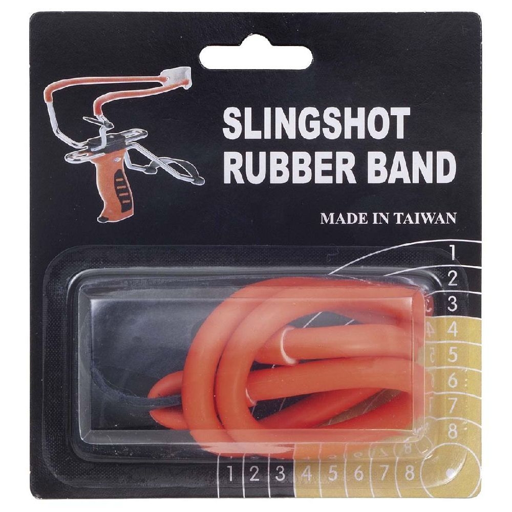 Picture of Man Kung - Replacement Rubber for Slingshot Orange