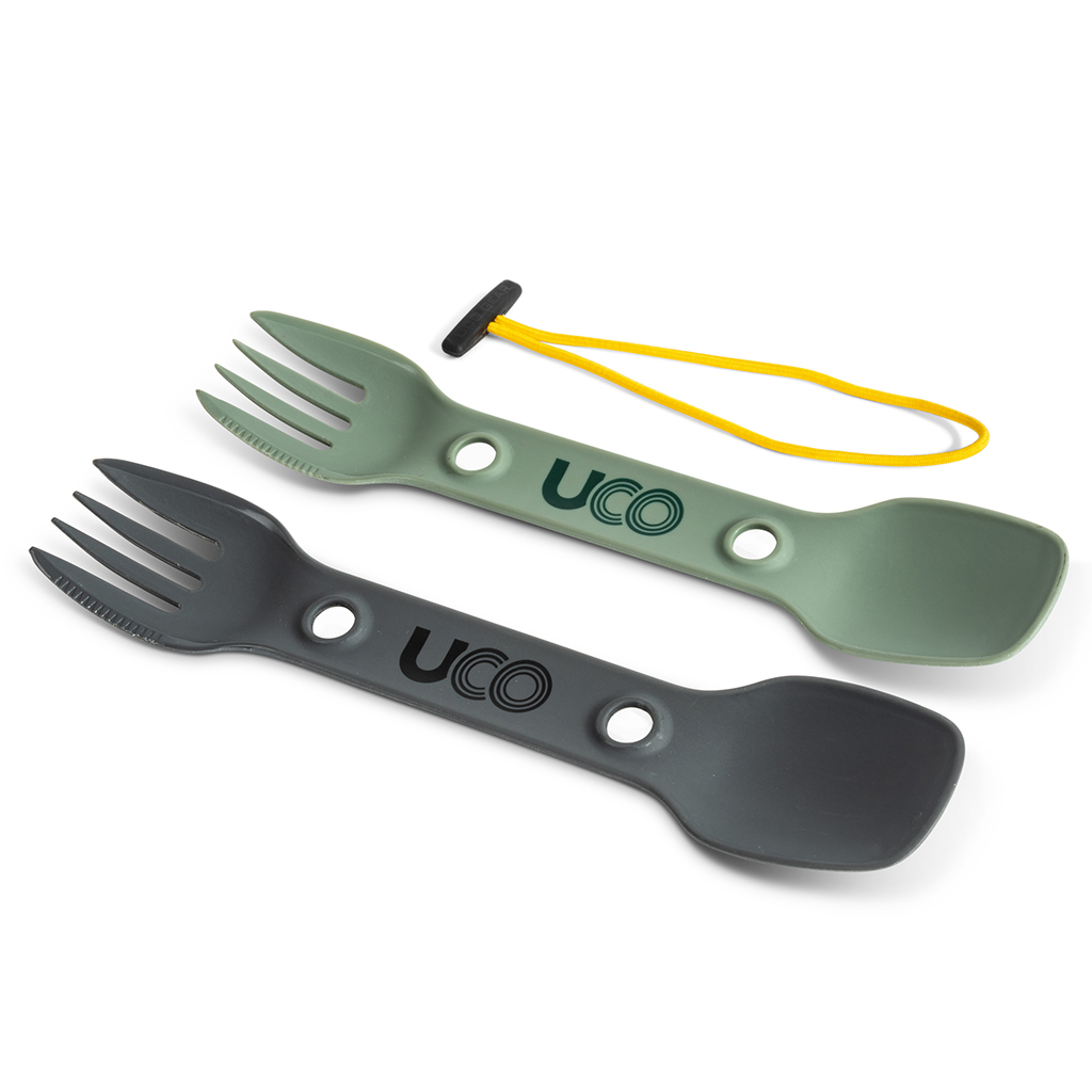 Immagine di UCO - Spork Utility confezione da 2 verde e carbone