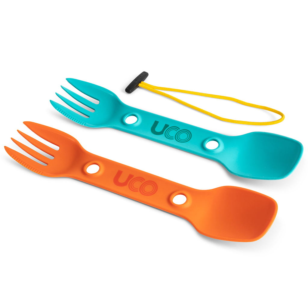 Picture of UCO - Utility Spork 2-Pack Teal & Ember