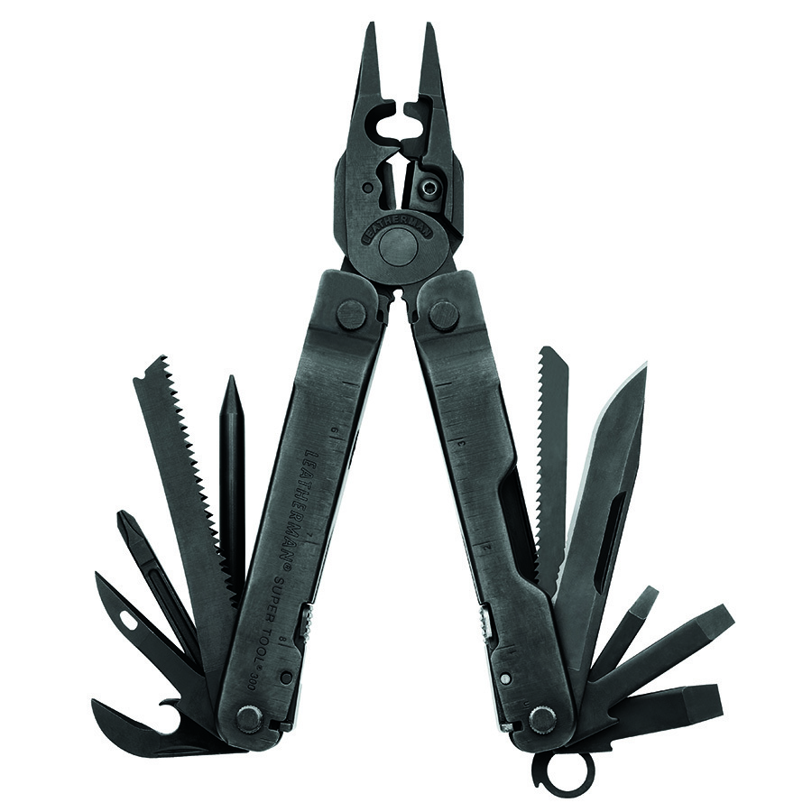 Image de Leatherman - Super Tool 300 EOD Noir avec étui MOLLE marron