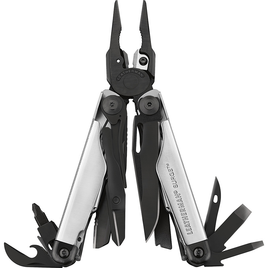 Immagine di Leatherman - Surge Black & Silver con fodero in nylon