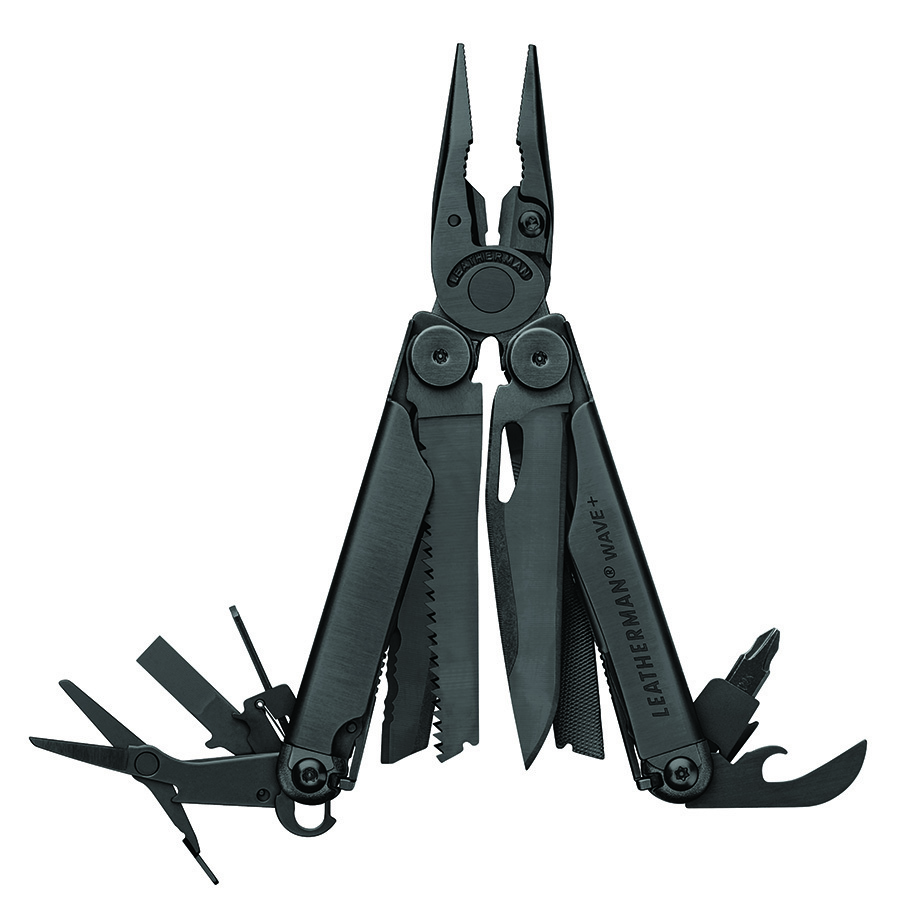 Image de Leatherman - Wave Plus Noir avec étui MOLLE noir