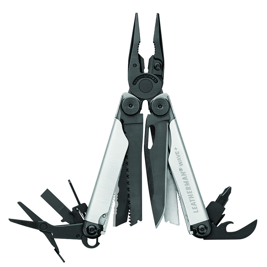 Image de Leatherman - Wave Plus Noir & Argent avec étui en nylon