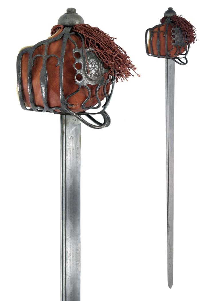 Immagine di Hanwei - Spada scozzese a una mano con guardia a cestello versione antica