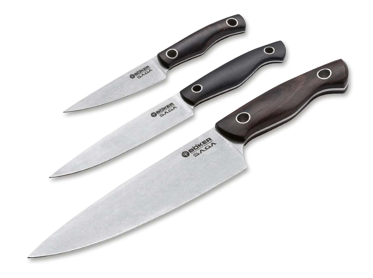 Picture of Böker - Saga Grenadill Knife Set 3-Piece