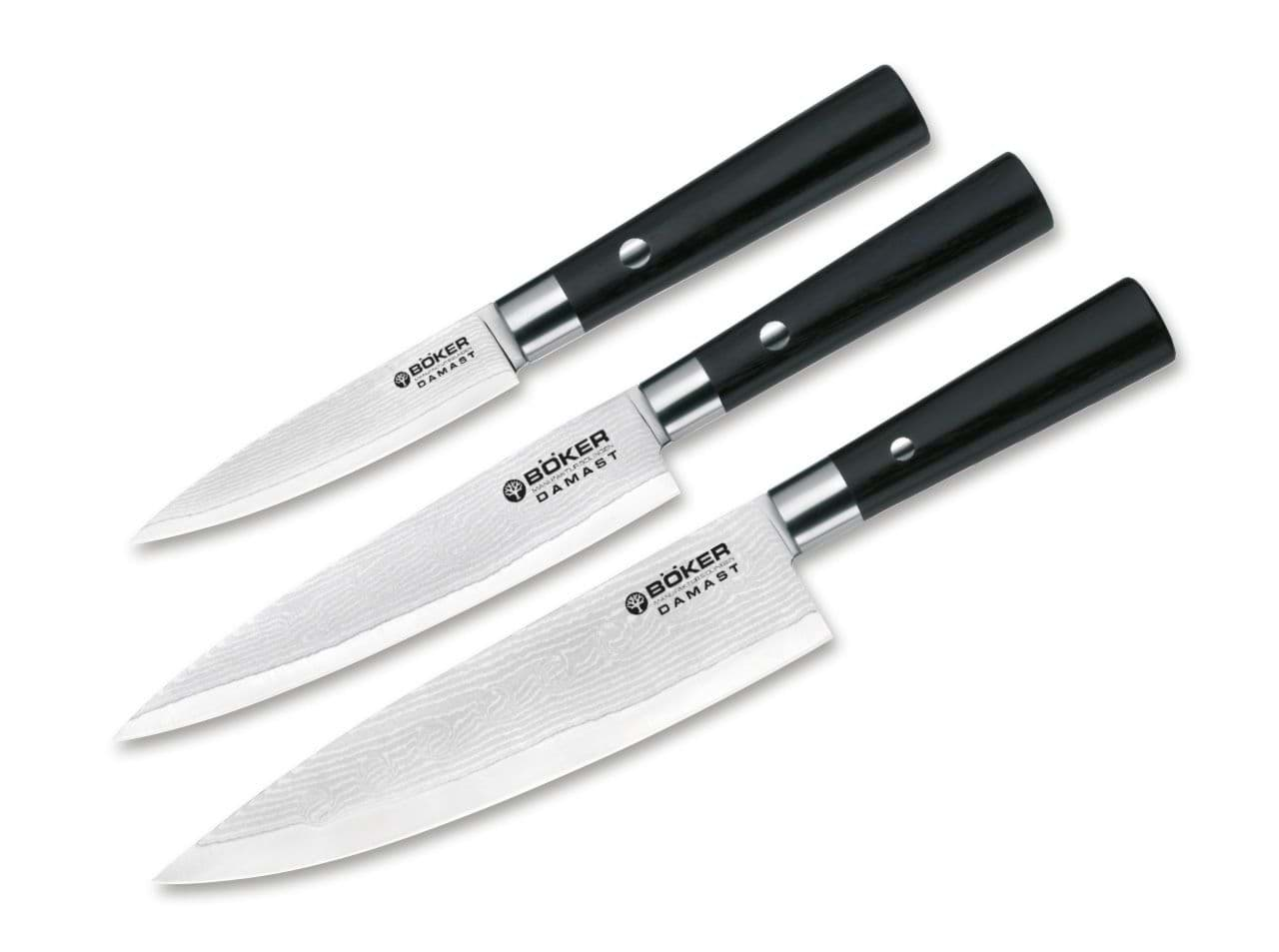 Picture of Böker - Damascus Black Knife Set 3-Piece