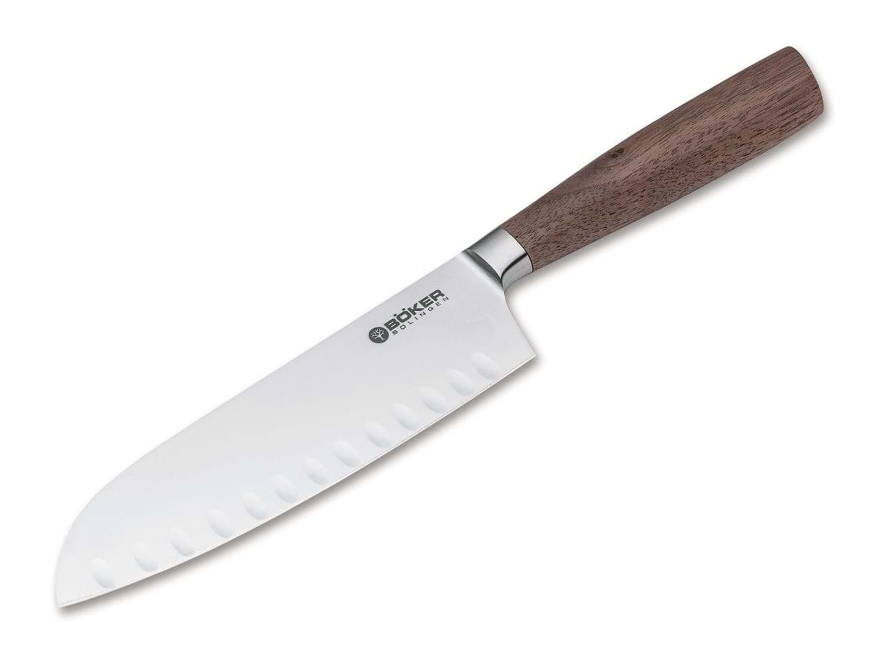 Picture of Böker - Core Walnut Santoku with Granton Edge