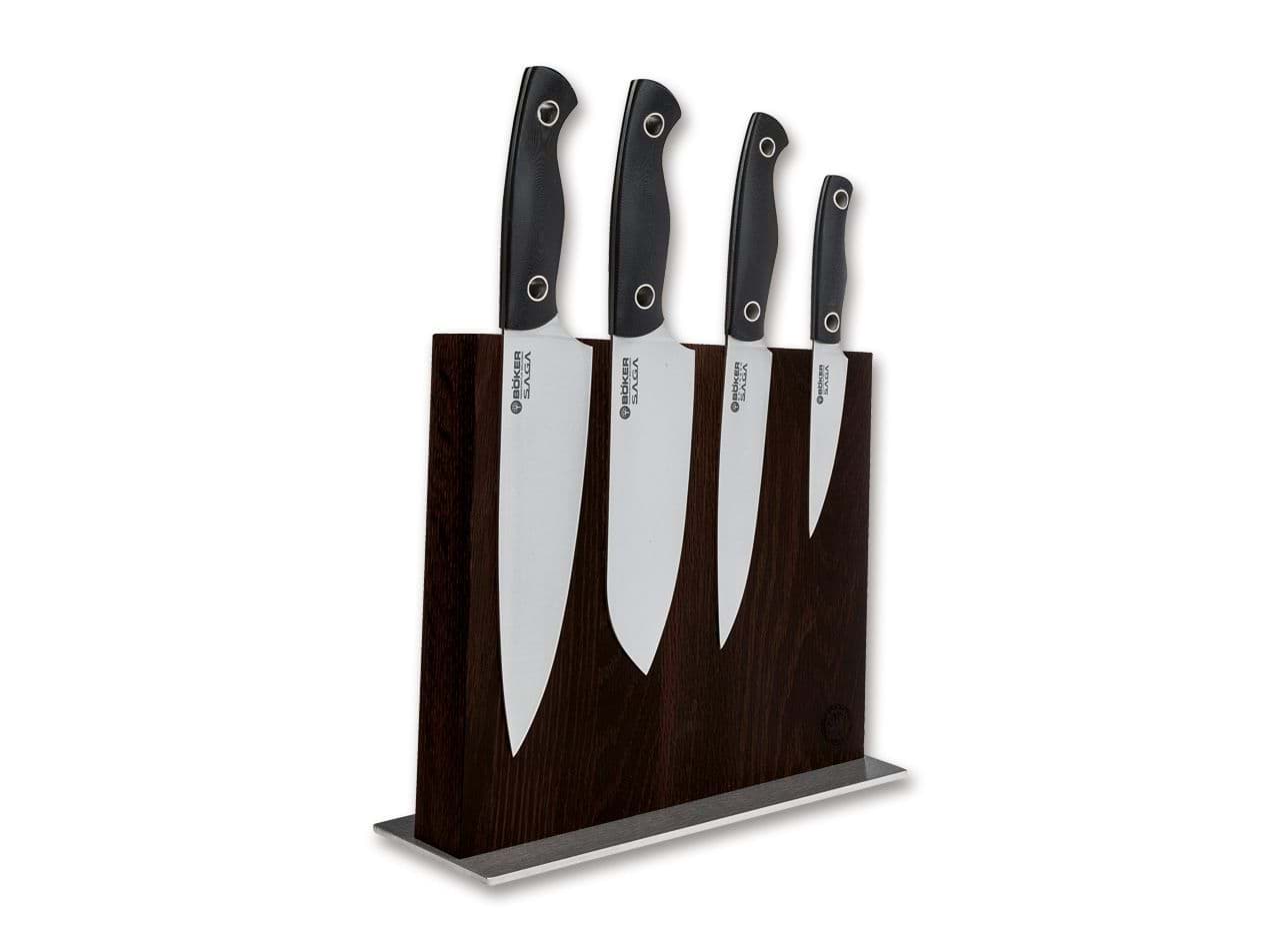 Picture of Böker - Saga G10 Satin Set Style with Knife Block 5-Piece