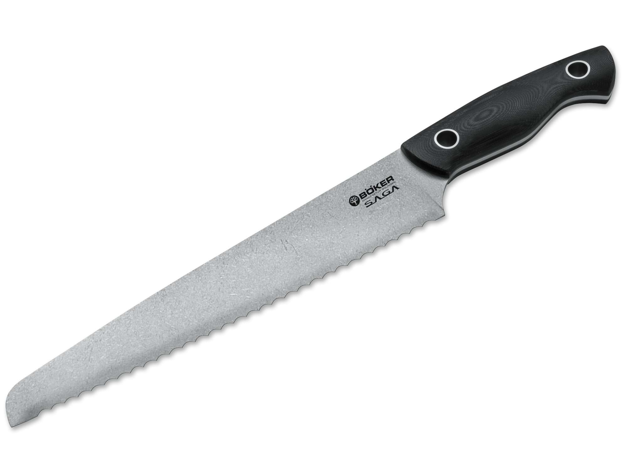 Immagine di Böker - Messer da pane Saga G10 Stonewash