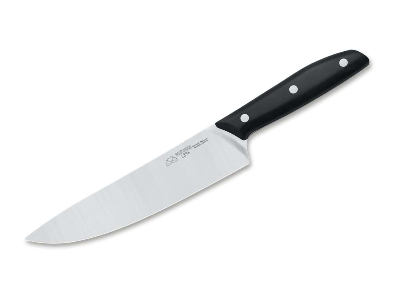 Picture of Due Cigni - 1896 POM Black Chef's Knife