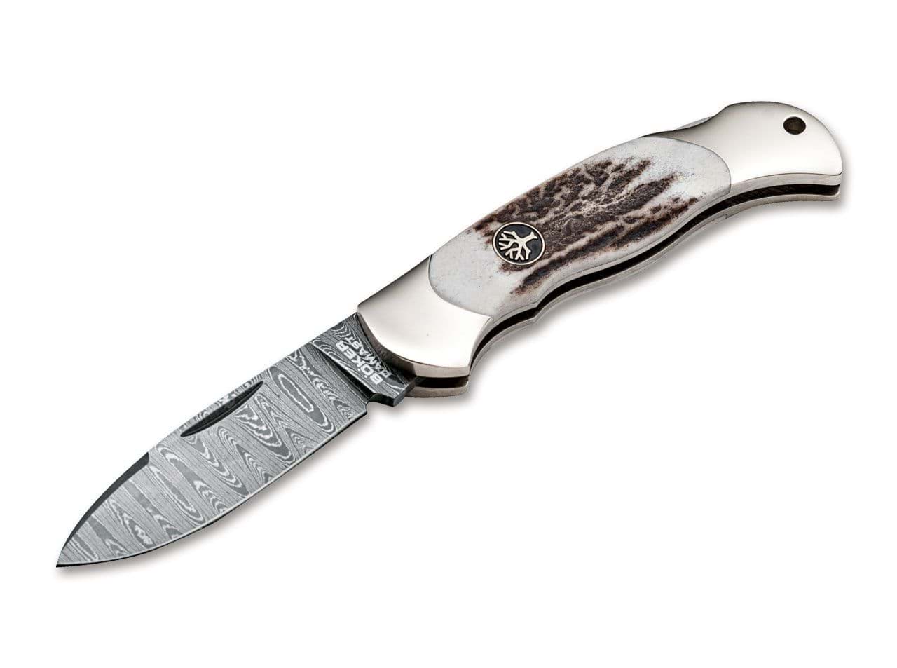 Picture of Böker - Junior Scout Spearpoint Stag Horn Damascus