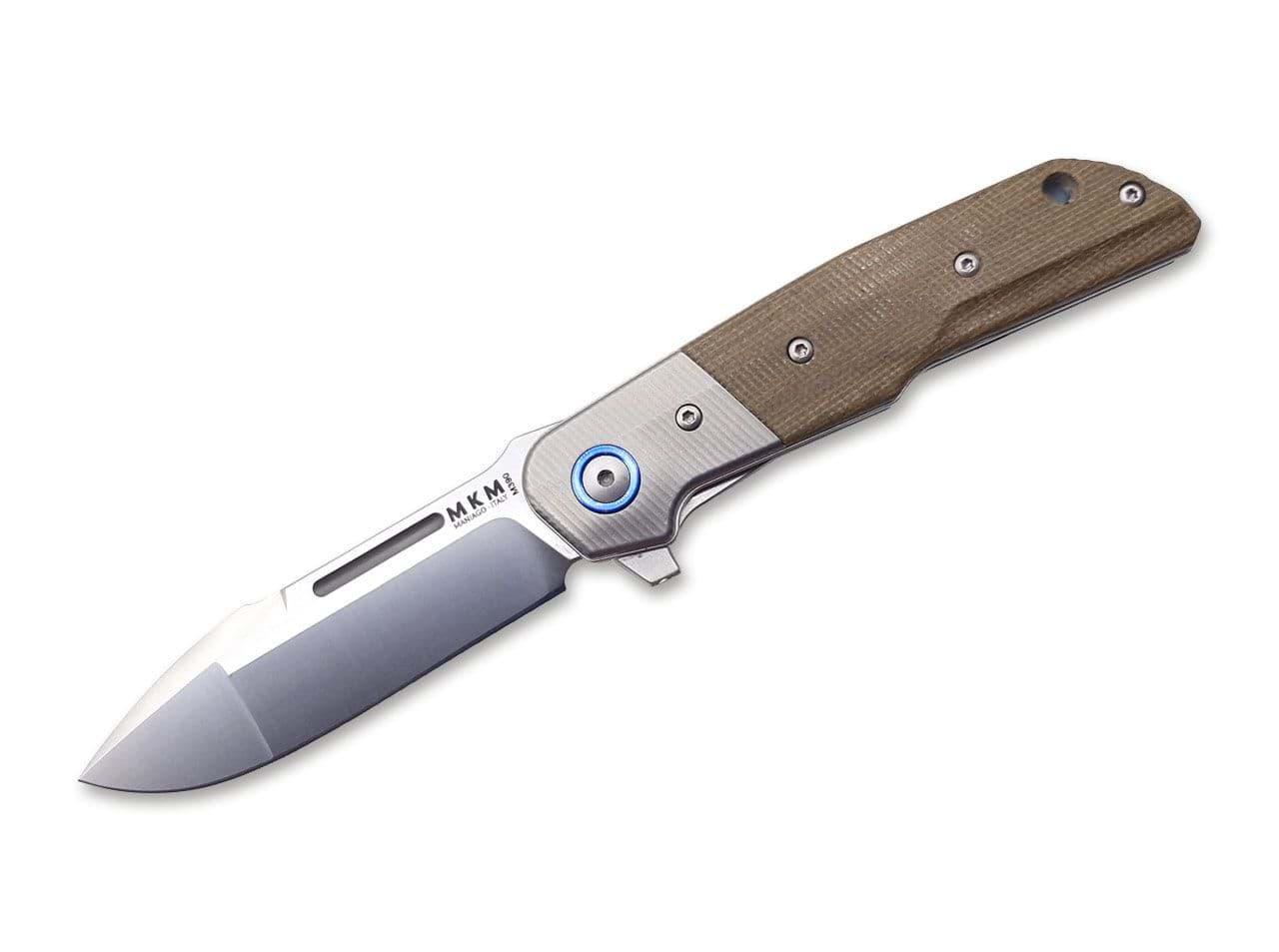 Bild von MKM - Clap Micarta Green Titanium Bolster