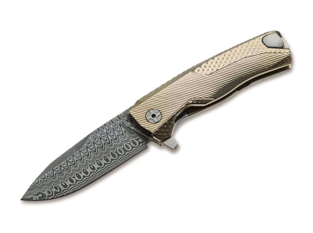 Picture of LionSteel - ROK Damascus Gold