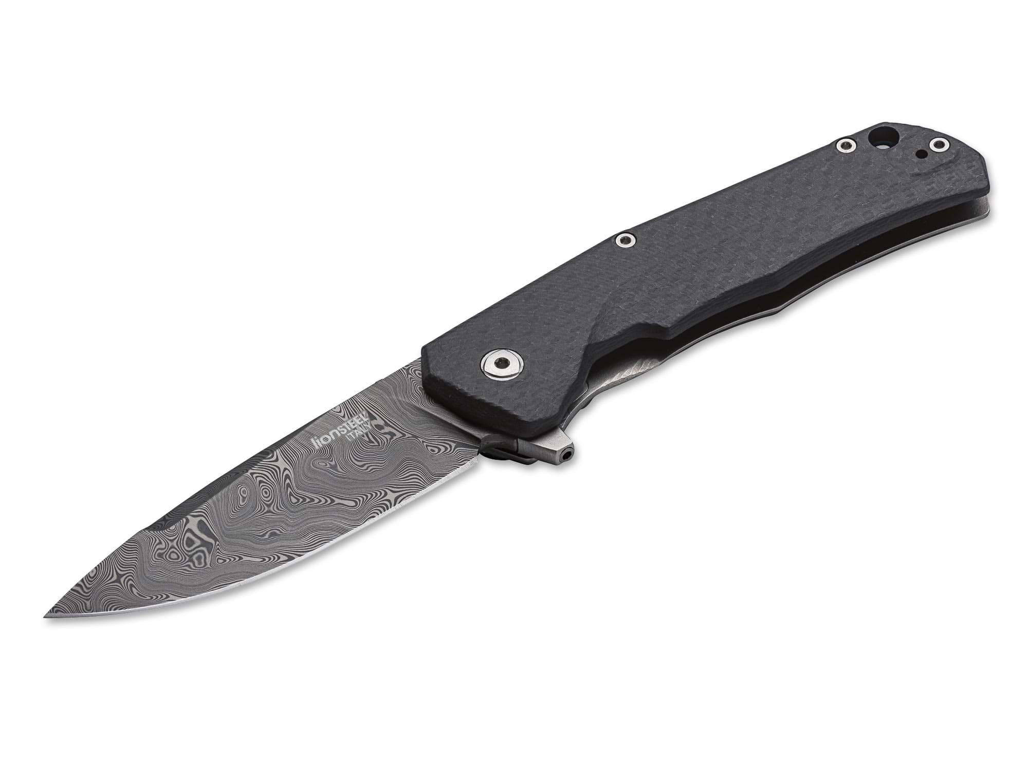 Picture of LionSteel - T.R.E. Damascus Raindrop Carbon