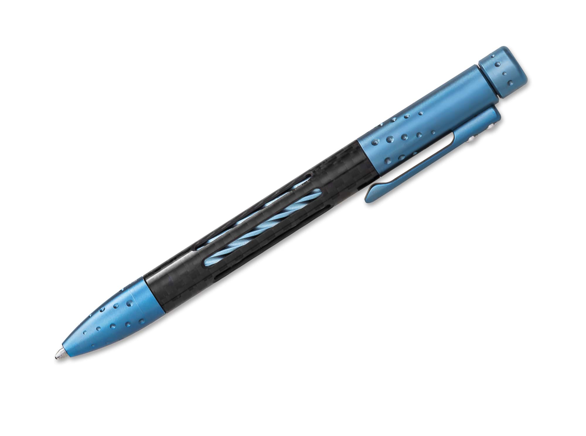 Image de LionSteel - Nyala Pen Carbon Mat Bleu