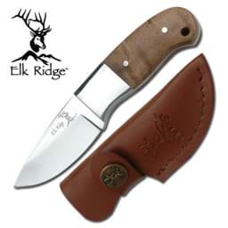 Bild von Elk Ridge - Mini Jagdmesser mit Wurzelholzgriff