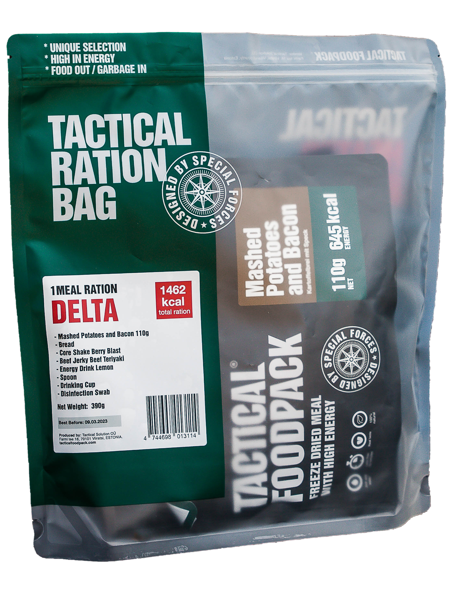 Image de Tactical Foodpack - Ration Delta 390 g