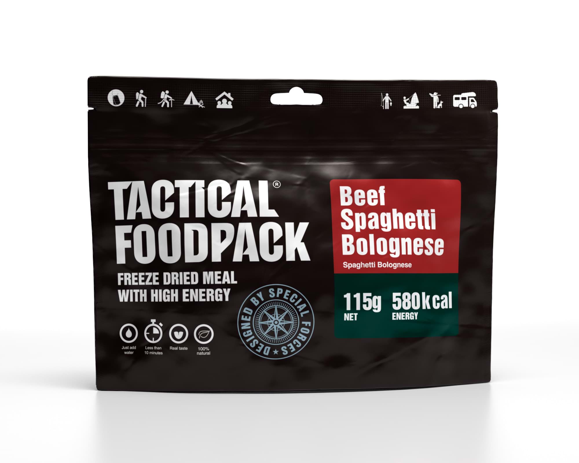 Image de Tactical Foodpack - Spaghetti Bolognese au bœuf 115 g