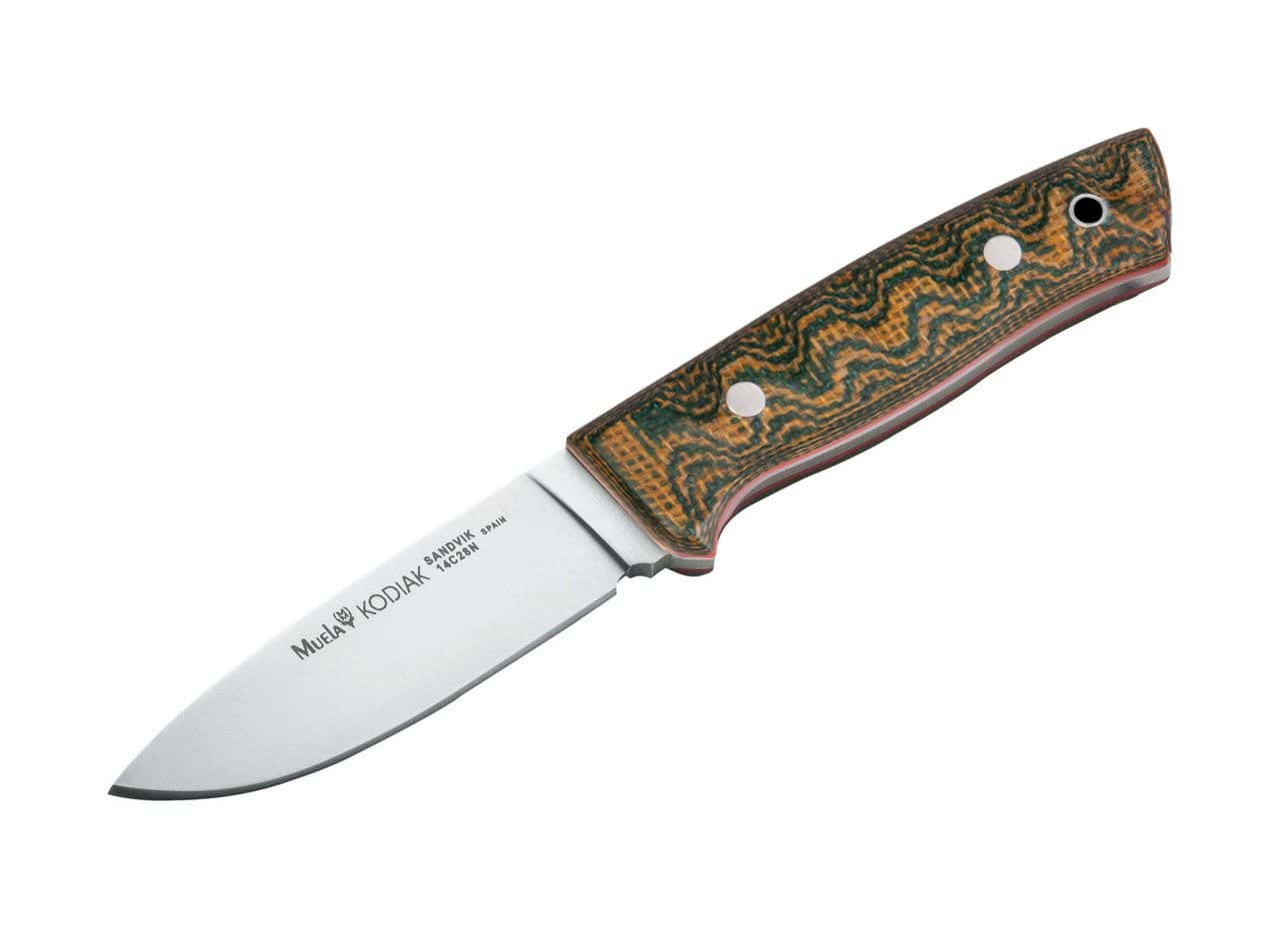 Bild von Muela - Kodiak Green Canvas Micarta II