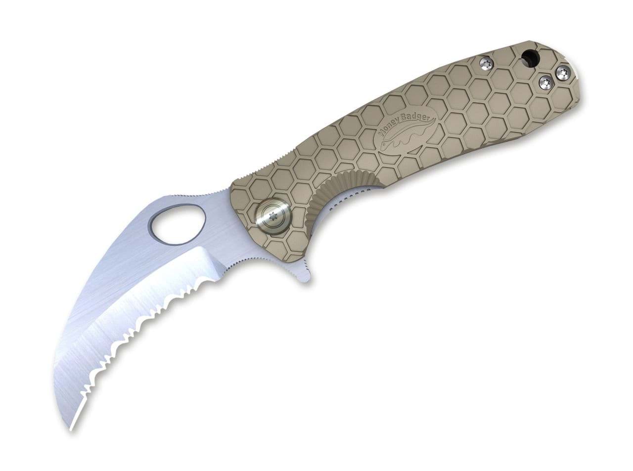 Picture of Honey Badger - Claw Medium Tan Serrated