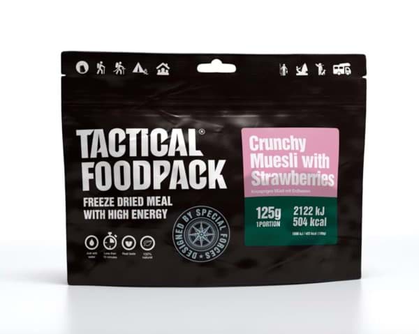 Bild von Tactical Foodpack - Crunchy Muesli with Strawberries 125g