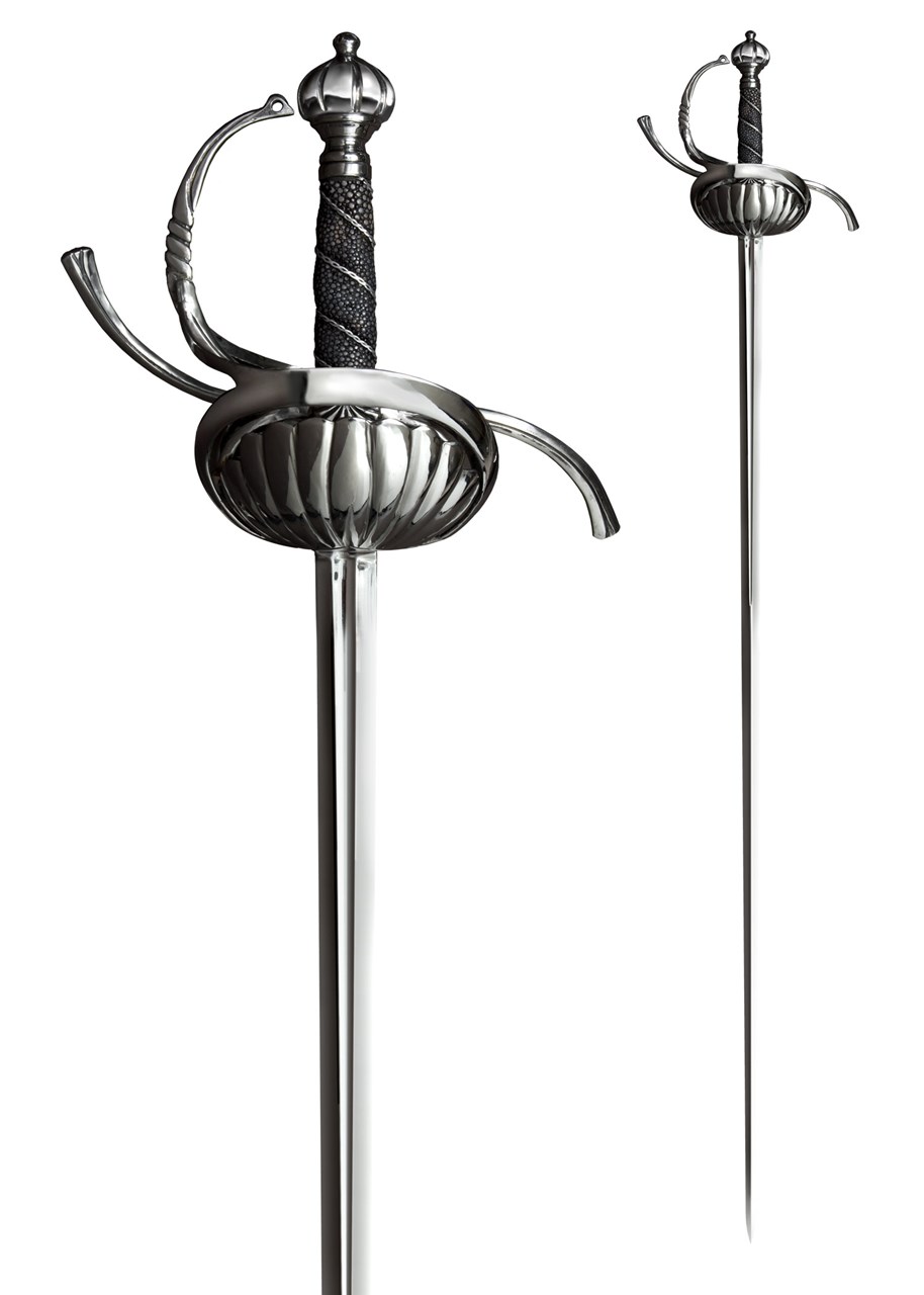 Image de Cold Steel - Rapière avec coquille de garde rainurée