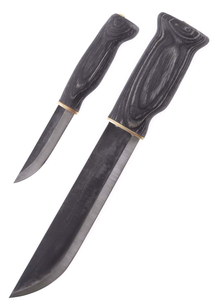 Immagine di Wood Jewel - Lapinleuku Grande coltello doppio nero