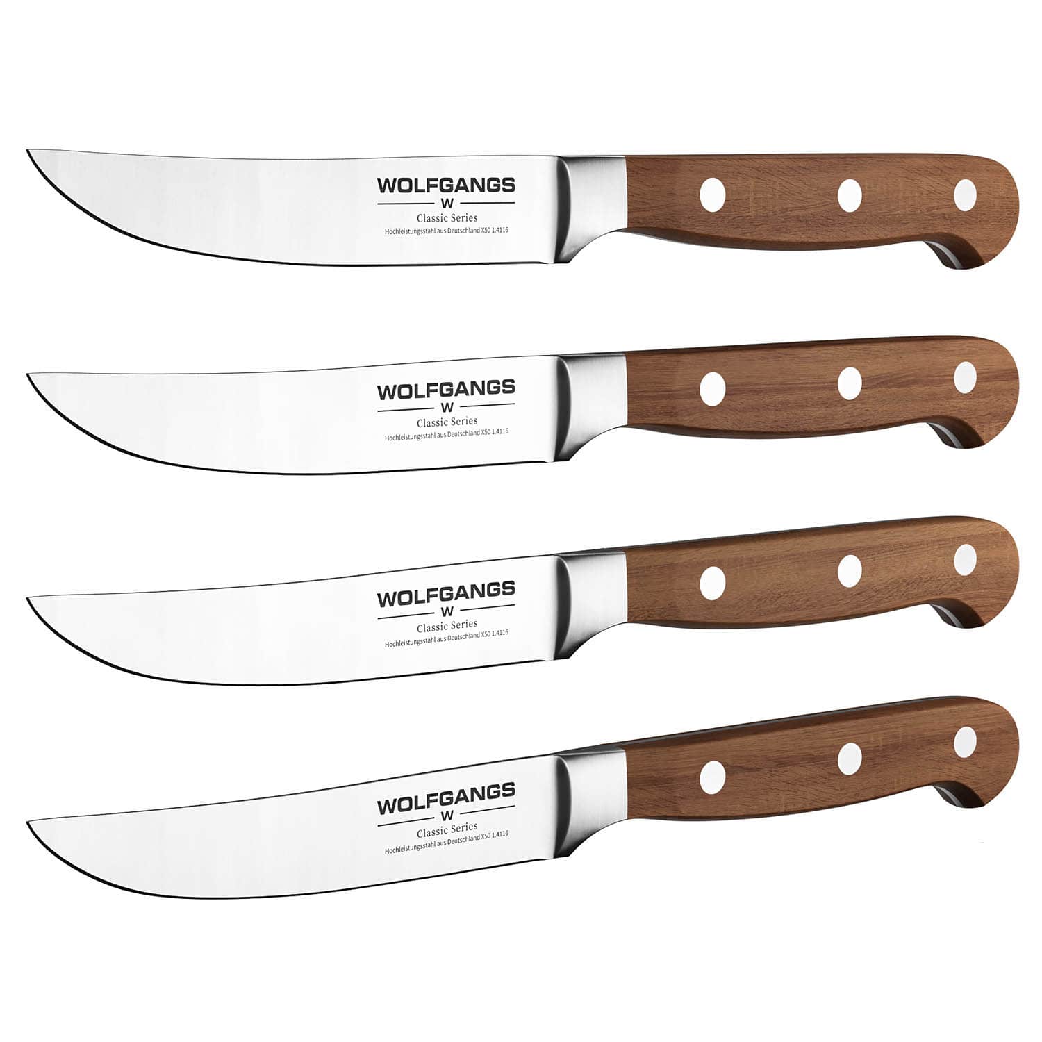Bild von Wolfgangs - Classic Nussbaum Steakmesser