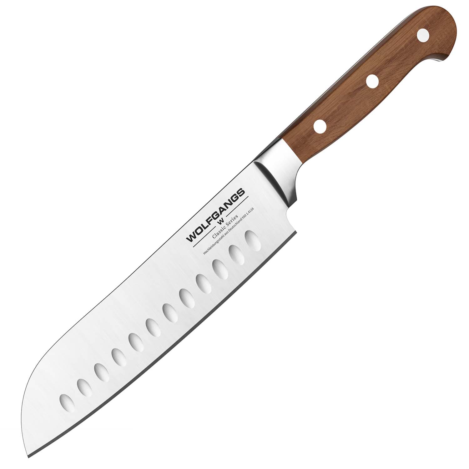 Bild von Wolfgangs - Classic Nussbaum Santoku