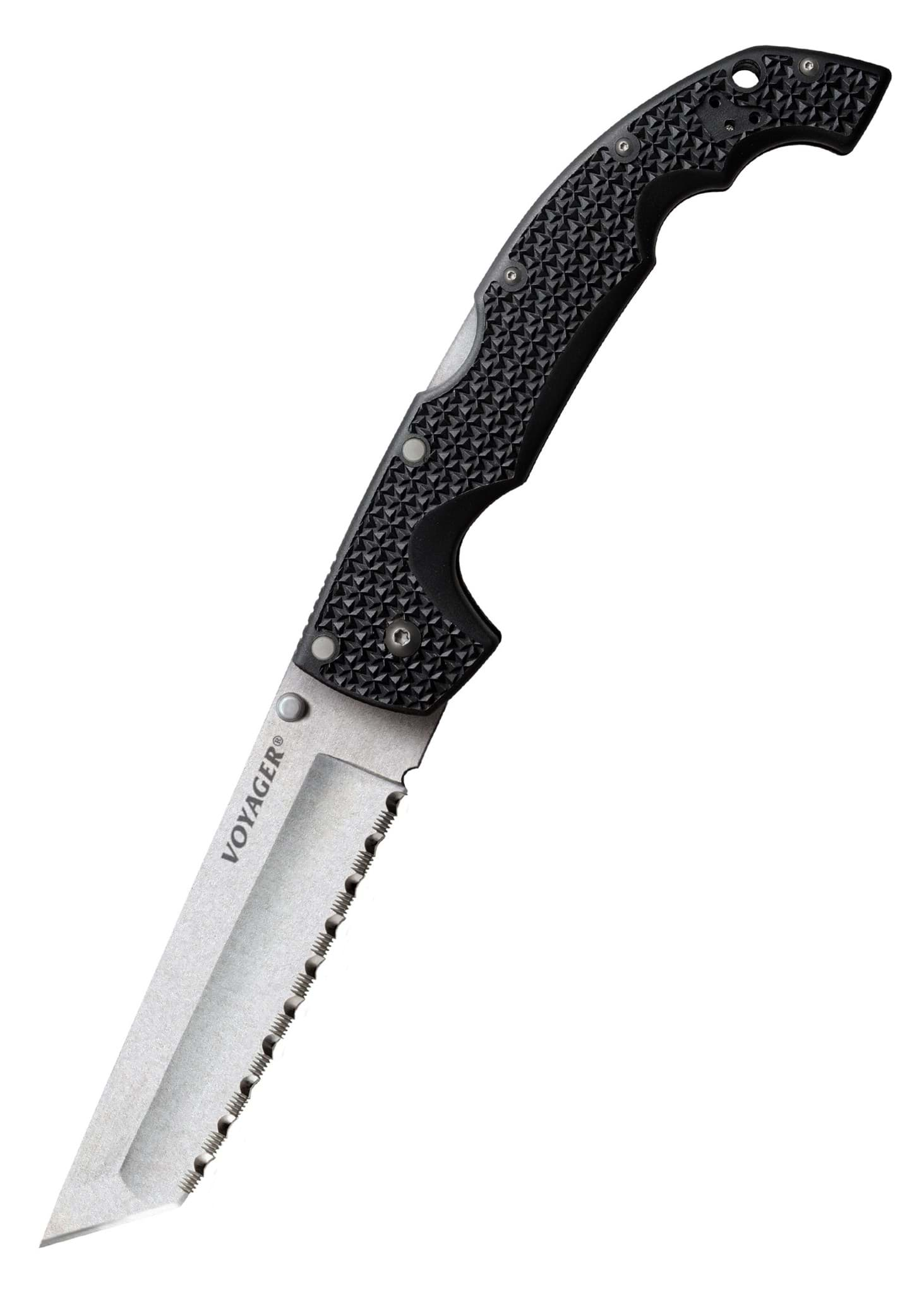 Image de Cold Steel - Voyager Tanto XL AUS-10A à denture ondulée