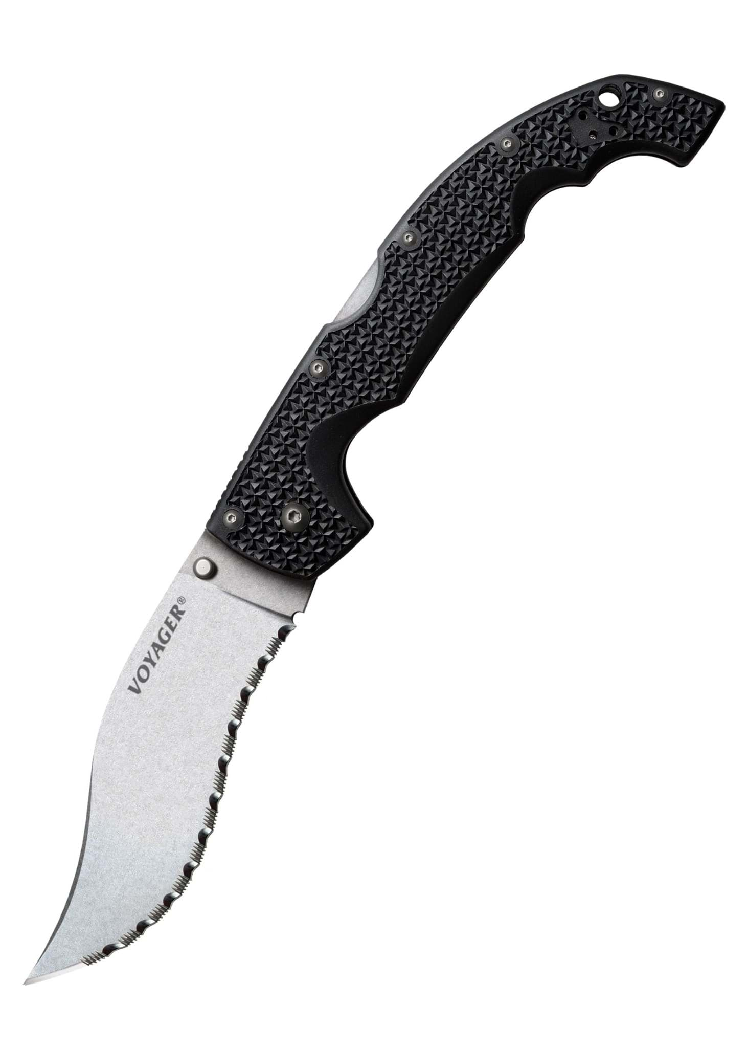 Image de Cold Steel - Voyager Vaquero XL AUS-10A à denture ondulée