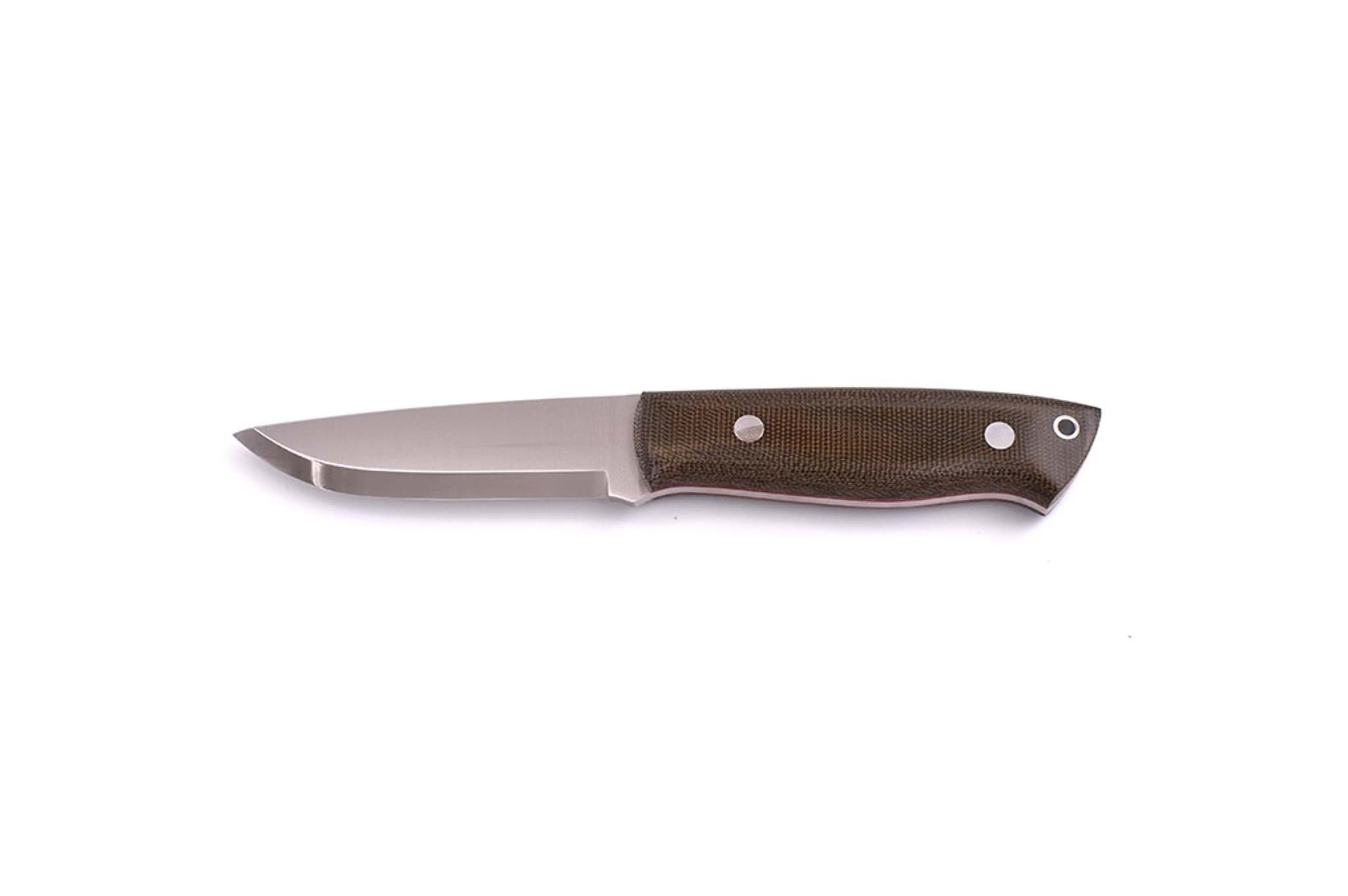 Bild von Brisa - Trapper 95 Elmax Green Micarta Scandi Leather